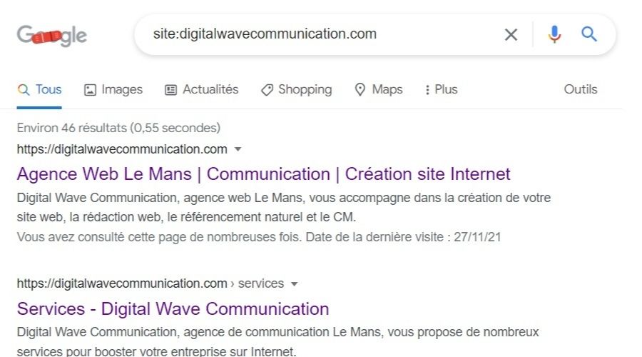 indexer son site WordPress sur Google Search Console agence référencement naturel agence web le mans digital wave communication sami idir zareli stratégie digitale 